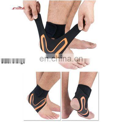 Custom logo sports bandage ankle support bracket elastic ankle joint wrapping protection