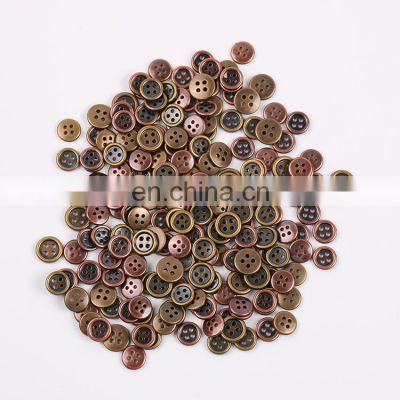 Flat Back Plastic Wear Quality Four Holes Abs Button