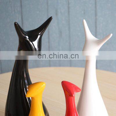 Best Price Home Furnishing Art Supplies Ceramic Deer Craft photo-5