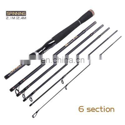 2.1 м 2.4 м 2.7 м   ML Hardness spinning casting OEM Fishing Rod Sea Bass High-end Carbon Lure Fishing Rod photo-3