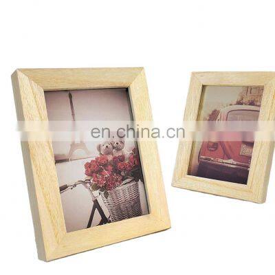 4x6 Picture Frames Photo Display Tabletop Wall Mount Solid Wood Photo Frame 2pcs/Set photo-2
