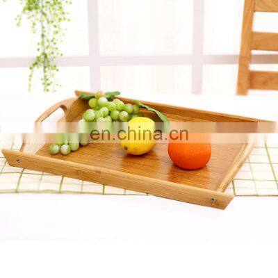 Cheap Wholesale Wooden Decorative Kitchen Dinner Large Bamboo Serving Tray