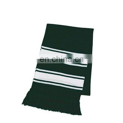 Promotional Two-tone Wholesale Knit Fashionable Scarf with Fringe