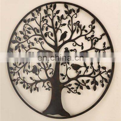 circle design tree wall art