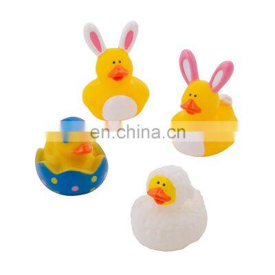 Промо-акция. Оптовые резиновые уточки-пузырьки из Китая. Плавающие игрушки для детей, пищащие игрушки для ванны и душа для младенцев photo-5
