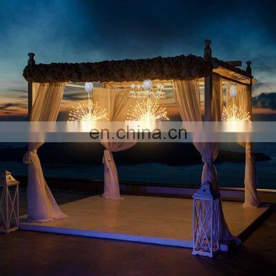 Creative Motor Rotation IP44 Waterproof USB Led Starburst Light Christmas Led Firework Lights Copper Wire Decoration Lights photo-3