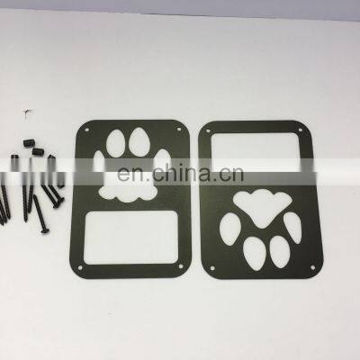 J216 for Jeep for Wrangler JK Headlight Taillight Parking Light Bracket Cover for Jeep Grille photo-5