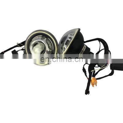 Shanghai Sanfu Car Accessories Fit For Jeep W Rangler JK 07-17 J239 7'' Round Headlight With DRL Head Light Newest Design photo-5