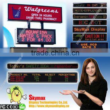 Miniature led scrolling message board