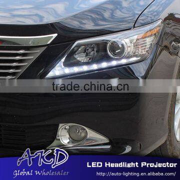 AKD Car Styling for Toyota Camry LED Headlights B-Type 2012-2014 Camry LED Head Lamp Projector Bi Xenon Hid H7 photo-3