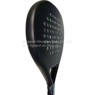 Carbon Padel Racket 12K Panel With Grit Finish JYP06 Custom Logo