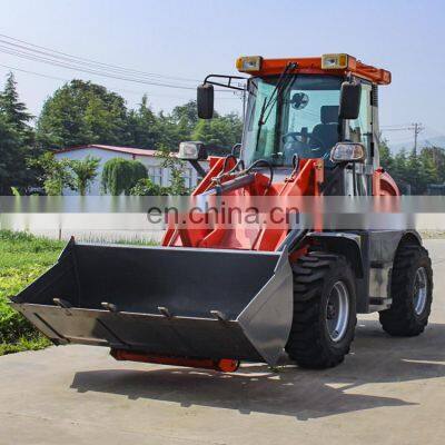 chinese construction 1 ton 2ton ZL10 wheel loader machine backhoe loader for sale