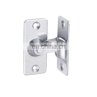 Punch-free 90 Degree Right Angle Door Lock Buckle Lock Bolt Window Sliding Lock bar Bolt