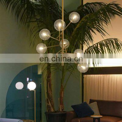 Europe Creative Glass Pendant Light Bubbles Ceiling Hanging Lamp For Study Living Room Restaurant Modern Decor LED Chandelier photo-4