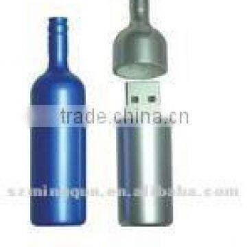 bottle shape usb flash drive usb stick 1gb/2gb/4gb/8gb/16gb/32gb