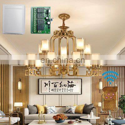 433mhz Universal Wireless Remote Control Switch dc 12v 4ch Relay Receiver Module and 2 Pieces Transmitter 433mhz Remote Controls photo-4