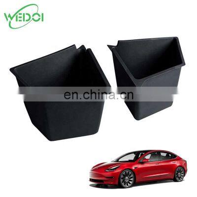 Model Y Trunk Storage Bins Trunk Baffle Storage Box For Tesla Model Y Interior Accessories Side Storage Box Organizer