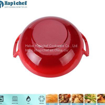 Amazon Hot Selling Kitchenware Cast Iron Wok photo-5