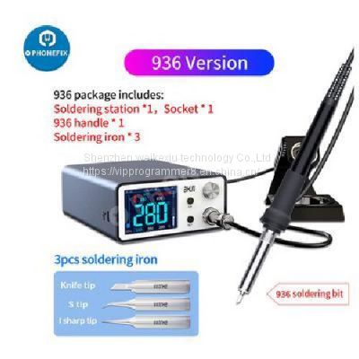 AIXUN T3A intelligent soldering station with T12/T245/936 series handle soldering iron tip