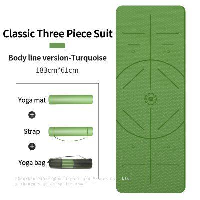 Multiple Colors Eco-Friendly Non-Slip TPE Yoga Mat for Pilates photo-5