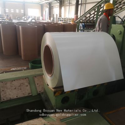 Boyuan High Quality Color Coated Roll PVDF 9003 White