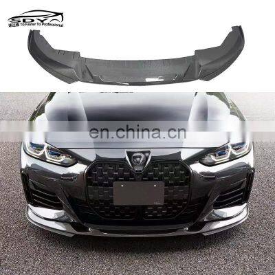 G26 3D Style Carbon Fiber Front Lip Front Bumper Lip For BMW 4 Series G26 2020-2023