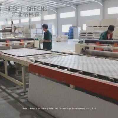 Pvc Film Gypsum Board Lamination Machine Gypsum Pvc Ceiling Tiles Machine Supplier