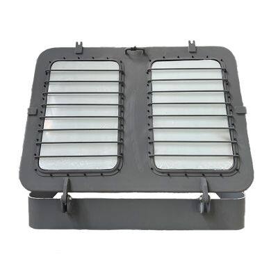 Square Yacht Marine Steel Skylight Deck Skylight Escape Tempered Glass Marine Window