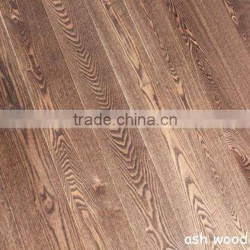 Treffert uv Lacquered Ash Wood Flooring // Ash Wood Flooring // Walnut Colour Ash Wood Flooring photo-3