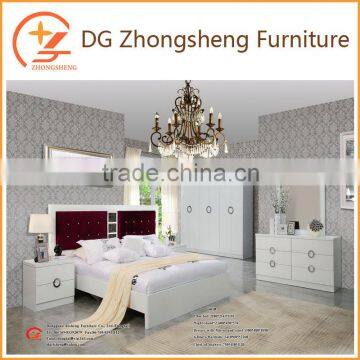 2016 Latest Design Hotel Commercial Wood Bedroom Furniture Set