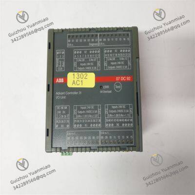 ABB 07DC92D GJR5252200R0101 Модуль цифровых вводов/выводов