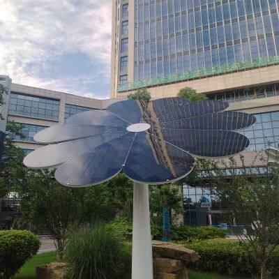 Solar Sunflower Dual-Axis Sun-Tracking Photovoltaic Power Generation System photo-4