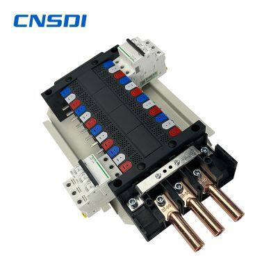 CNSDI 250A MCB Pan Assembly Busbar Chassis With 6way 8way 10way for Distribution Board