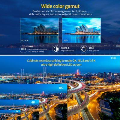 P2.5 Indoor Led Display Fixed Install LED Screen Display LED Wall Panel Church LED Display Screen Advertising Led Video Wall photo-5