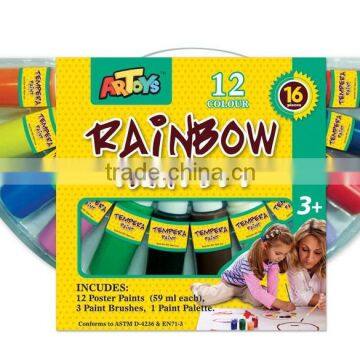 12ct*60ml Rainbow Paint Set ARTOYS A0014