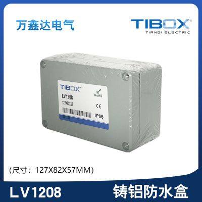 TIBOX Cast Aluminum Waterproof Box Outdoor LV1208 Waterproof Junction Box Aluminum Box Metal Box