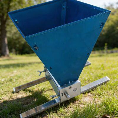 DY-222 Manual Twin-roll Carbon Steel Wheat Grinding Machine, Malt and Various Grains and Cereals Household Grinding Equipment photo-3