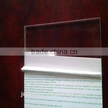 China manufacture on stock 10 mm thick x 4 feet width x 16 feet length solid polycarbonate sheet