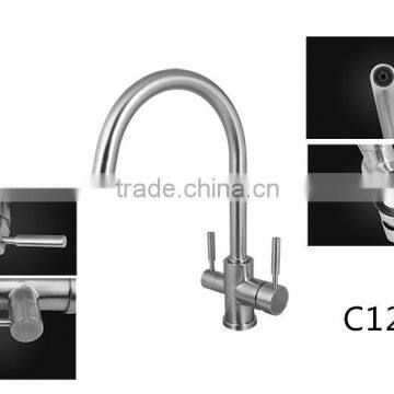 3 Ways Stainless Steel Kitchen Faucet photo-2