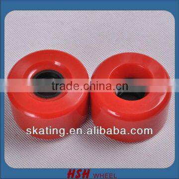 Chinese high rebound long board skate board 63X40 PU wheel