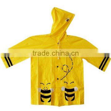 Cute Waterproof PVC Pink Raincoats For Kids photo-4