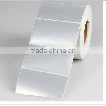 25mic silve PET self adhesive paper