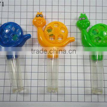 Snail piping candy bottle