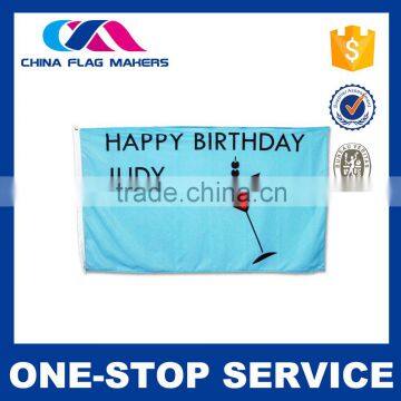 2014 custom outdoor christmas new year flags for celebration use