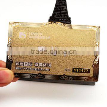 Custom Engraving Laser Cut Metal Business Card