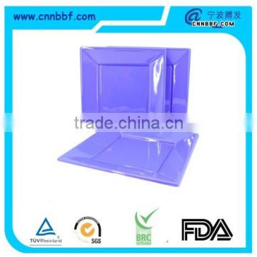 Solid color Factoryd direct cheap square plastic plates