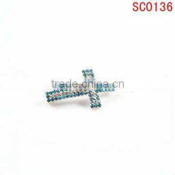 SC0136 Wholesale price cross alloy accessories for bracelet vners