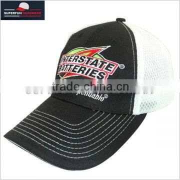2014 wholesale custom black mesh trucker cap