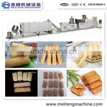 Puffed corn wheat snacks food extruder/machines