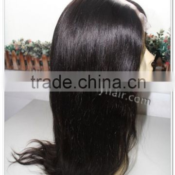 Wholesale top quality human hair full lace wig 100% virgin human hair lace wig